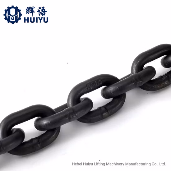Hochwertige G80-geschweißte Kurzglieder-Hebekette mit Haken
