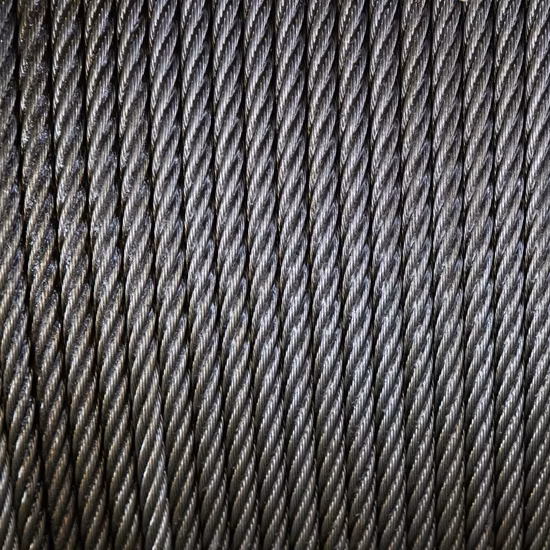 6X29f 8~120mm Kabel aus verzinktem oder unverzinktem Stahldrahtseil zum Heben von LKW-Kranen